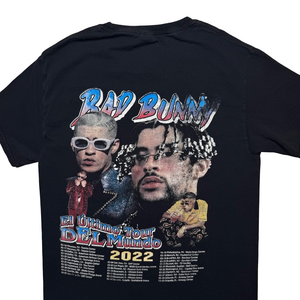 Bad Bunny 2022 concert tour music shirt